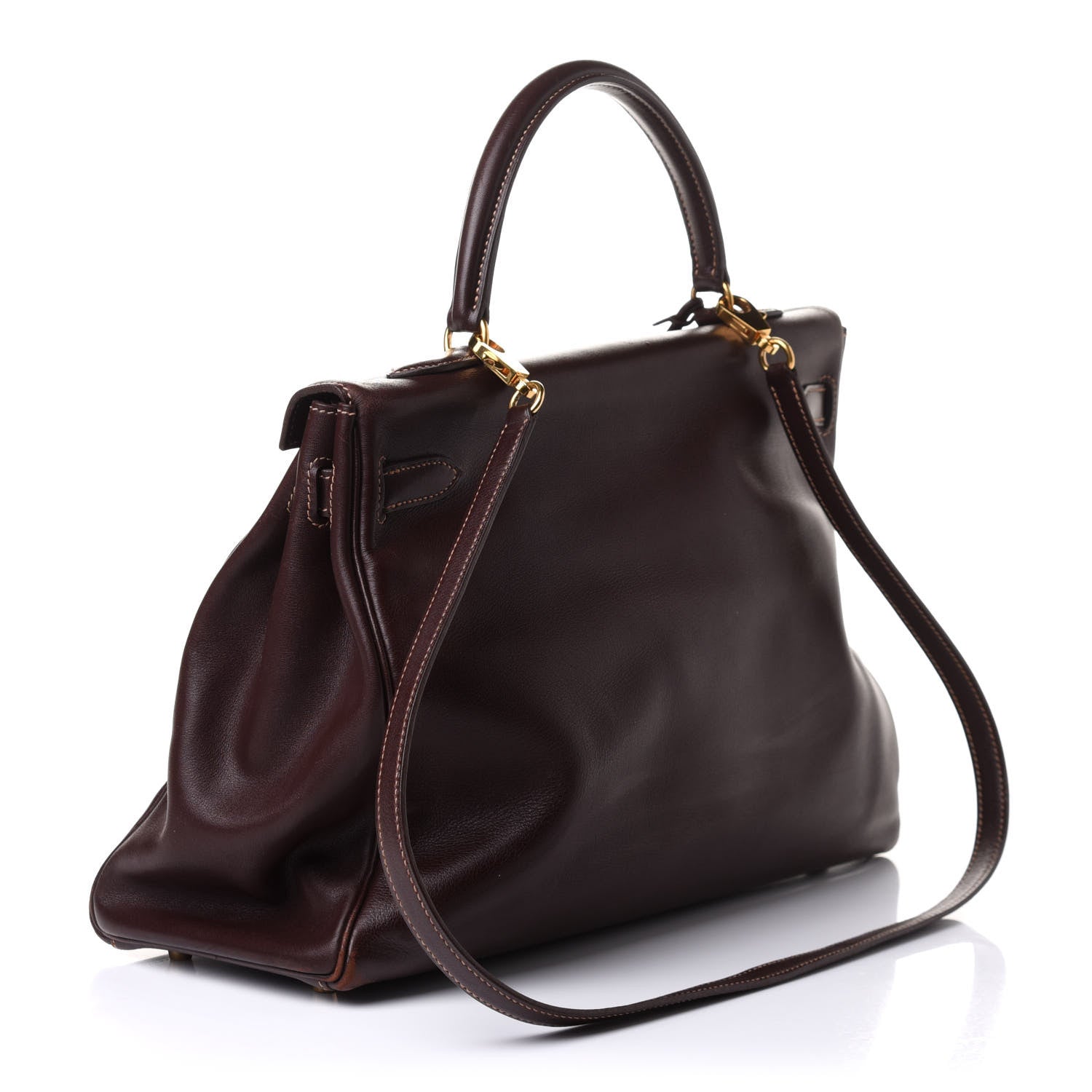 Hermes Gulliver Kelly Retourne 35 Havane 4 of 10