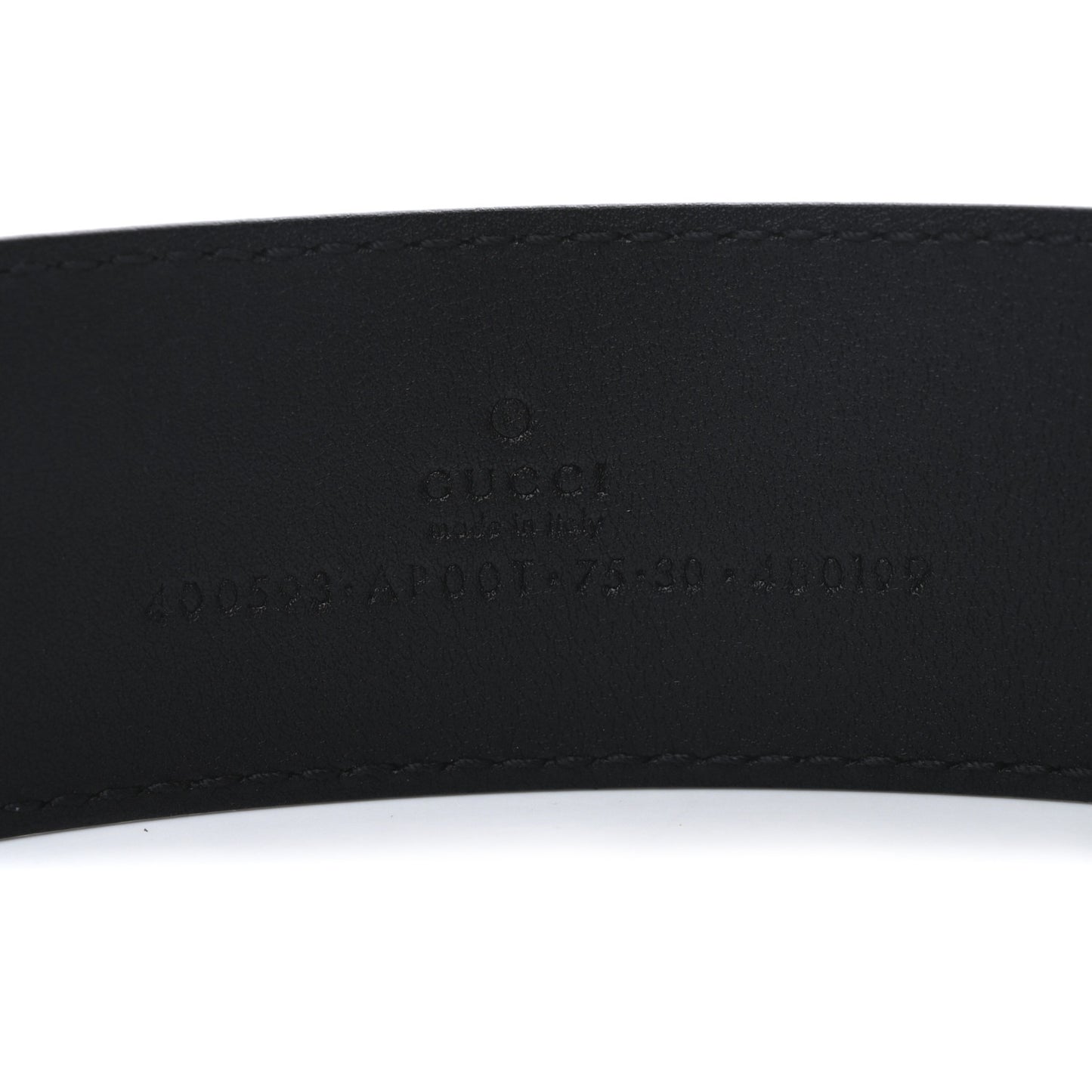 Calfskin Double G 40mm Belt 75 30 Black
