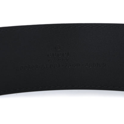 Gucci Calfskin Double G 40mm Belt 75 30 Black 4 of 5
