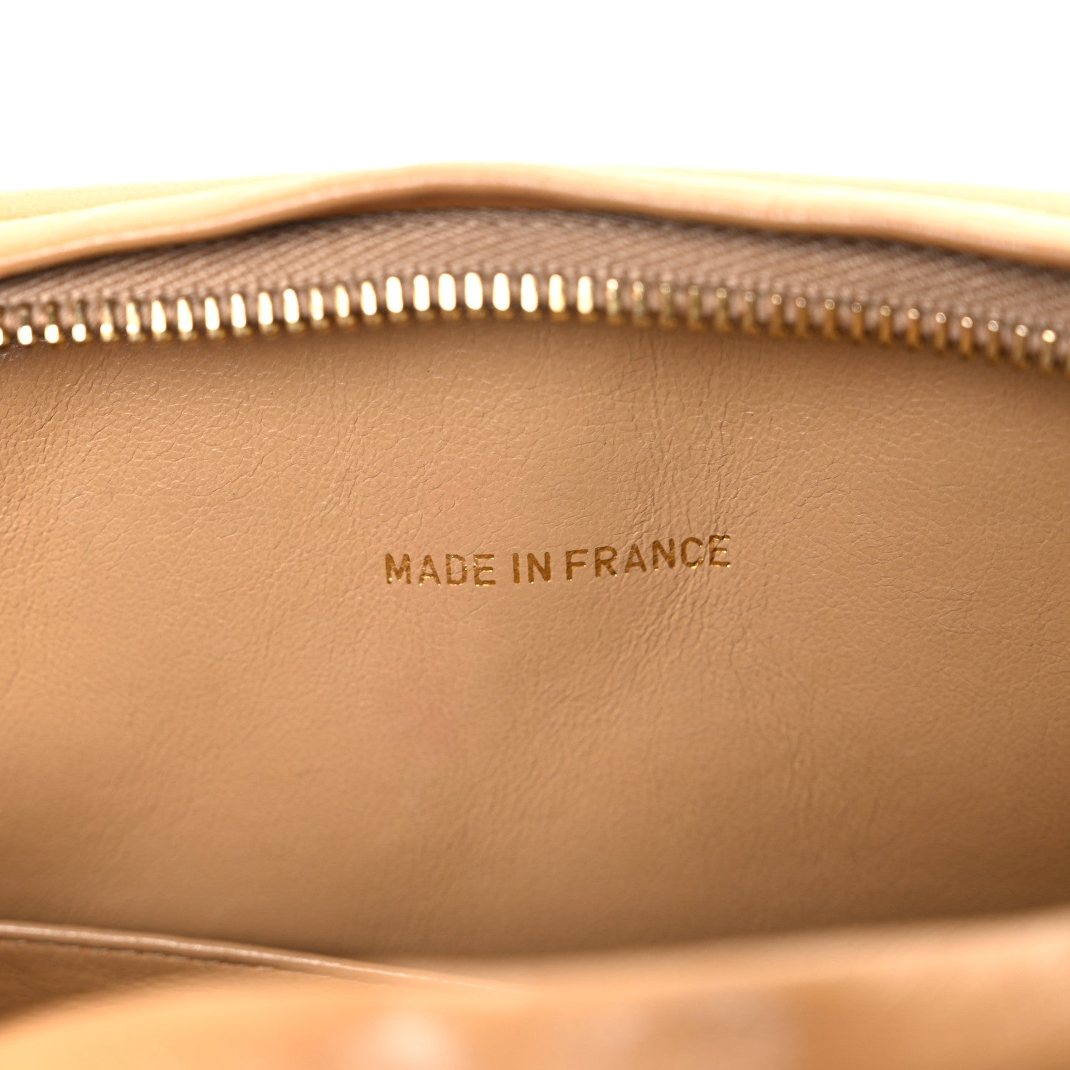 Chanel Lambskin Quilted Flap Camera Case Beige Clair 7 of 12