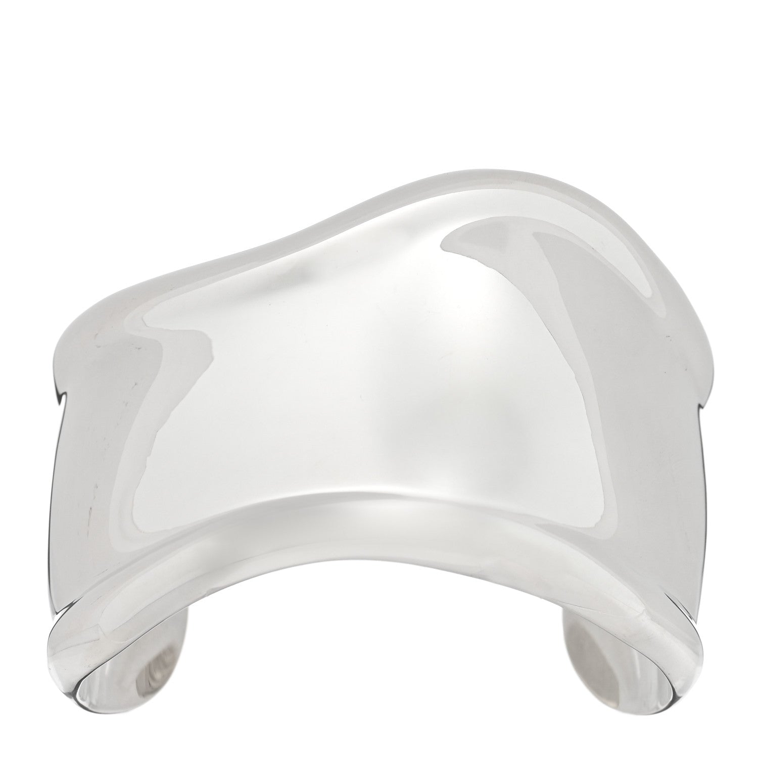 Tiffany Sterling Silver Small Elsa Peretti Right Wrist Bone Cuff Bracelet 1 of 3