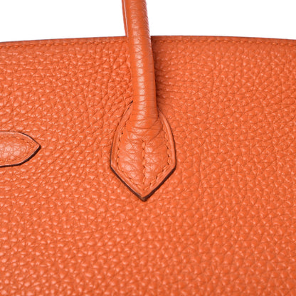Hermes Togo Birkin 25 Orange 30 of 33