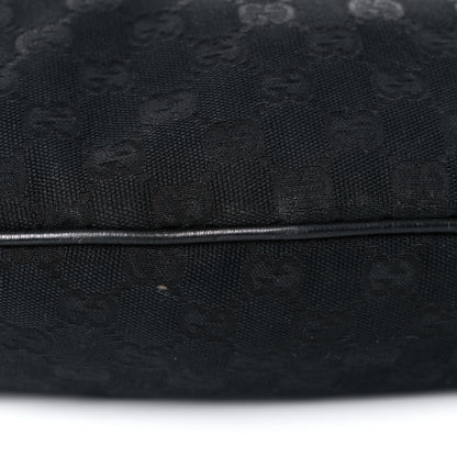 Gucci Monogram Medium Indy Top Handle Hobo Black 10 of 14