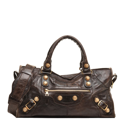 Balenciaga Chevre Giant 21 Gold Hardware Part Time Truffle 1 of 10