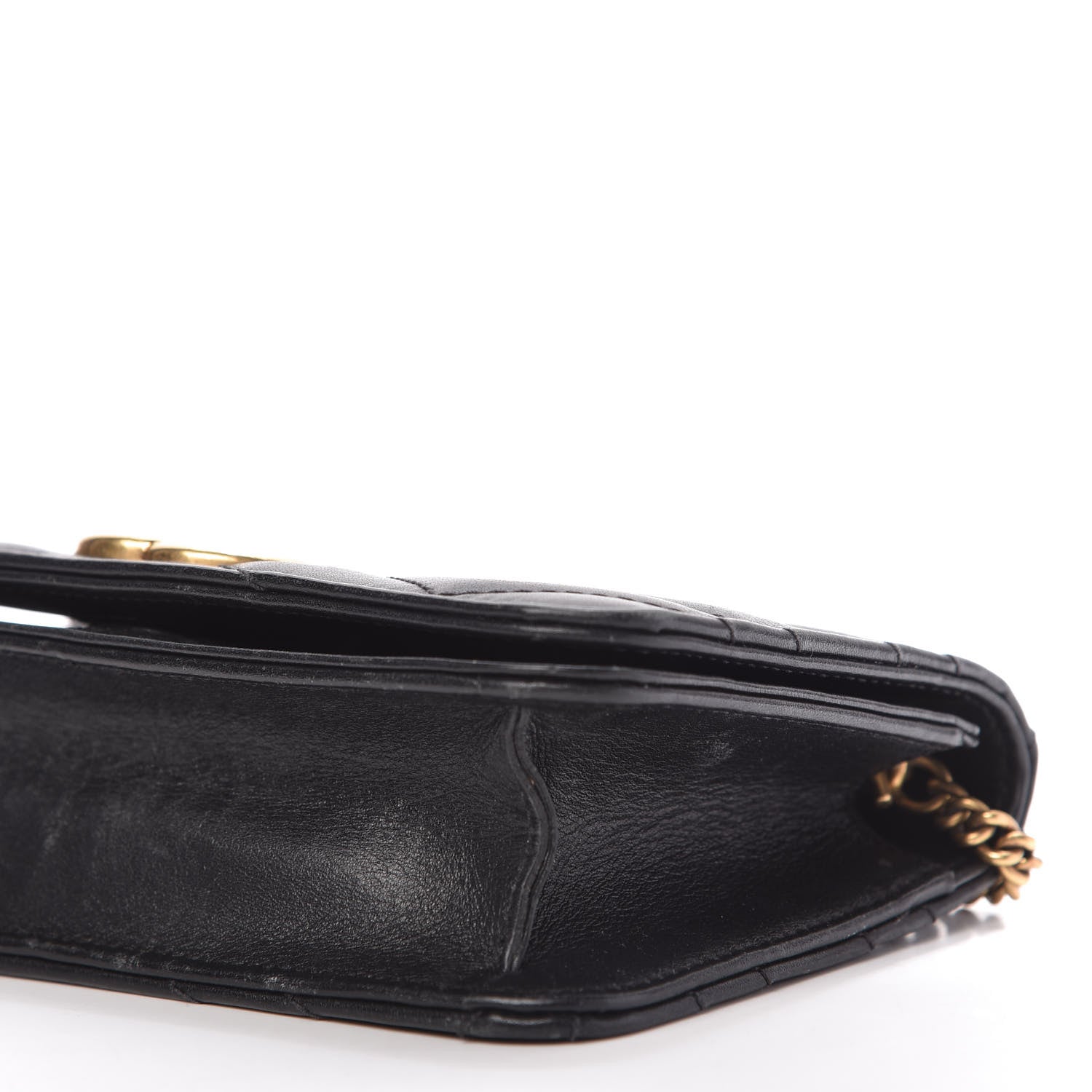 Gucci Calfskin Matelasse GG Marmont Mini Bag Black 7 of 9