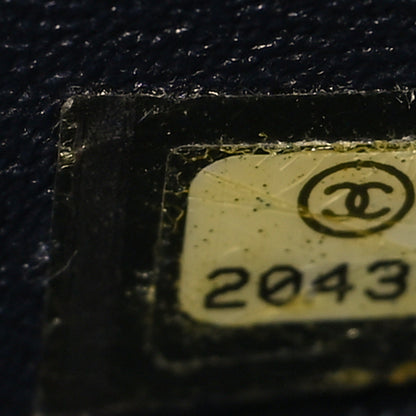 Chanel Lambskin Quilted Jumbo Double Flap Navy 7 of 11