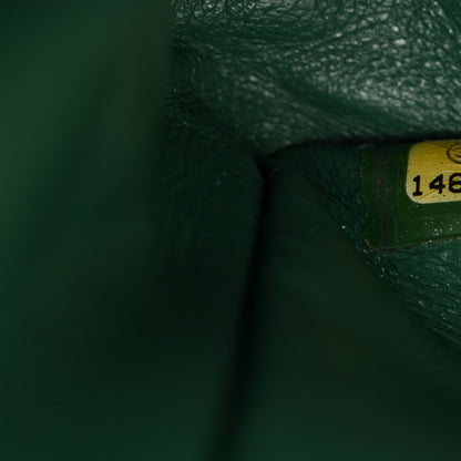 Chanel Distressed Patent Quilted 2.55 Reissue 227 Flap Green 7 of 10