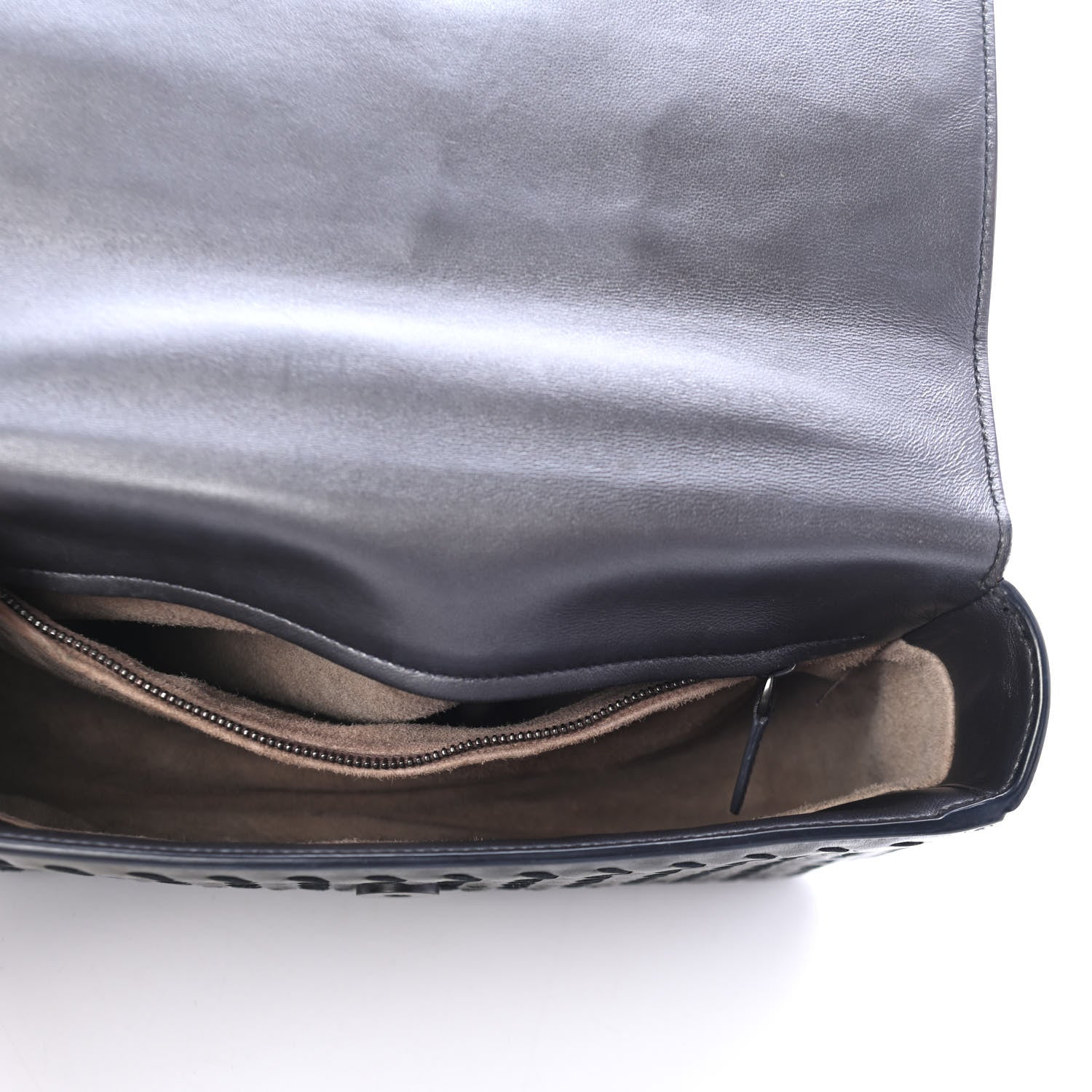 Bottega Veneta Metallic Nappa Intrecciato Alumna Bag Dark Bronze 4 of 4