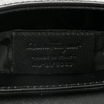 Salvatore Ferragamo Saffiano Paris Crossbody Bag Black 7 of 10