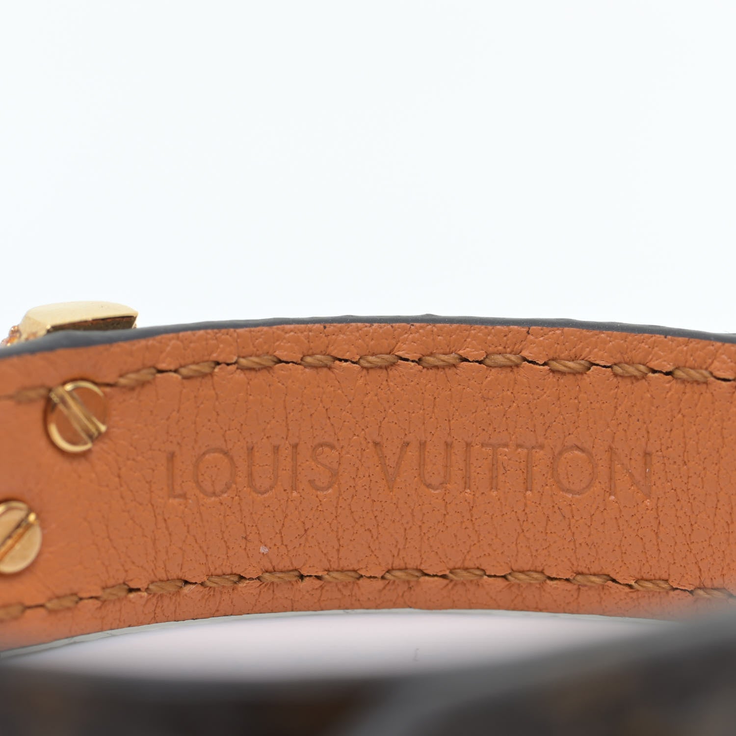 Louis Vuitton Monogram Crystal Essential V Bracelet 17 Multicolor Gold 4 of 7