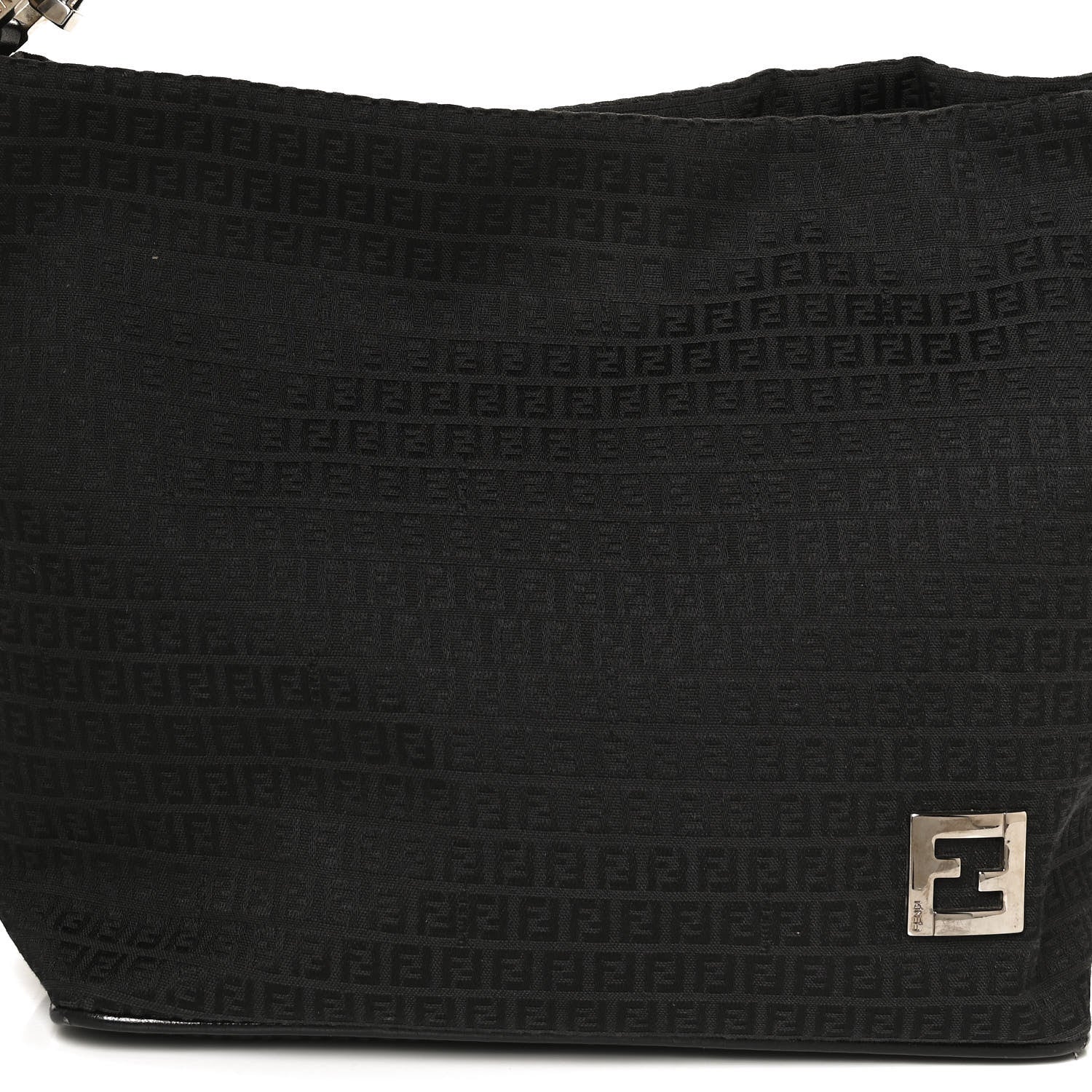 Fendi Zucchino Hobo Black 7 of 9