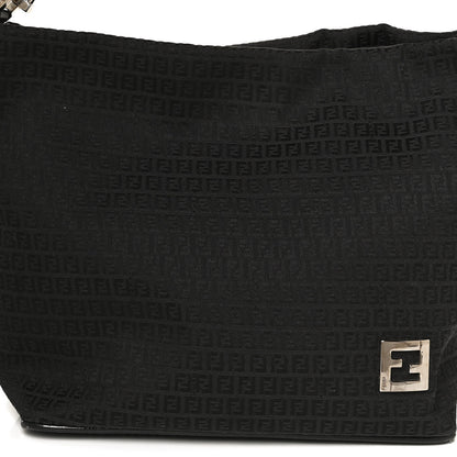 Fendi Zucchino Hobo Black 7 of 9