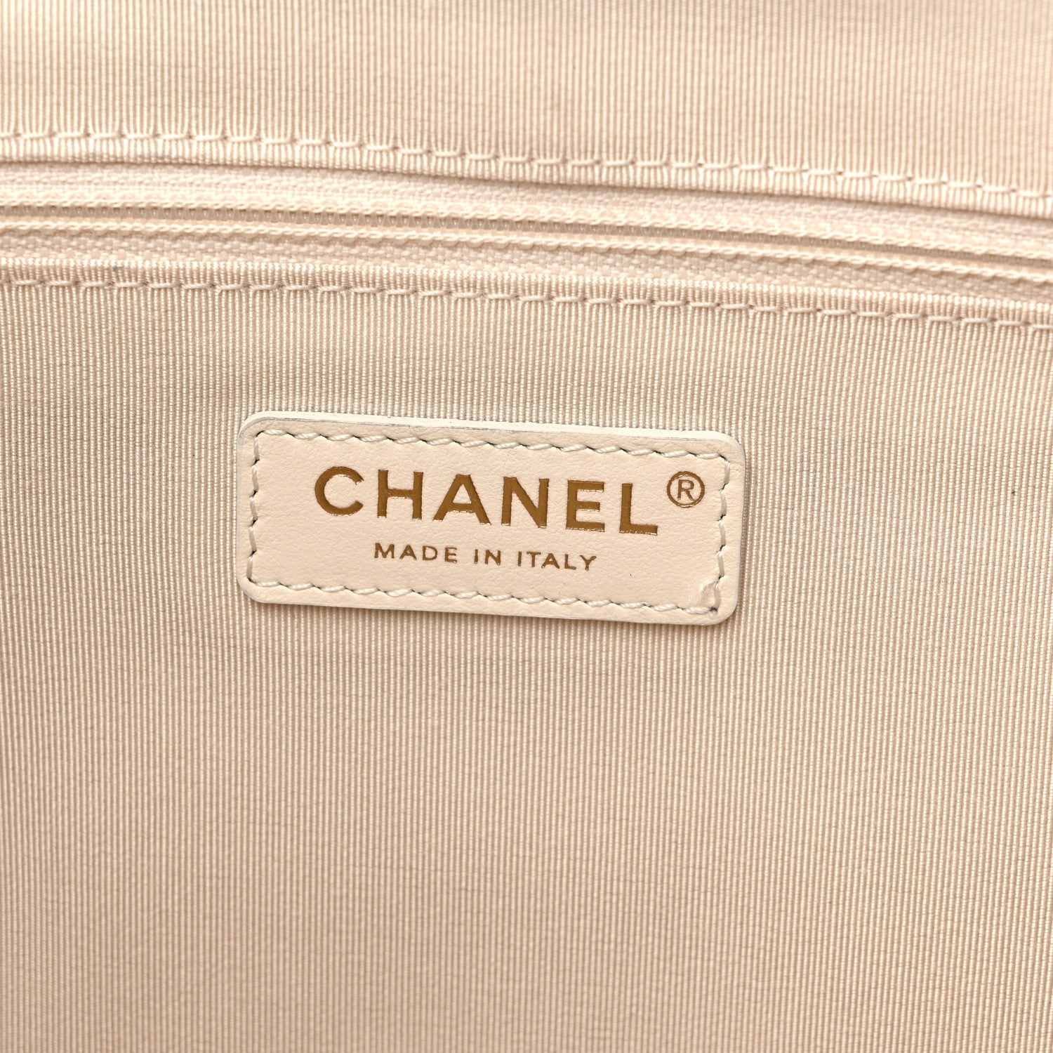Chanel Aged Calfskin Small Charms Deauville Tote White 6 of 13