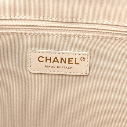 Chanel Aged Calfskin Small Charms Deauville Tote White 6 of 13