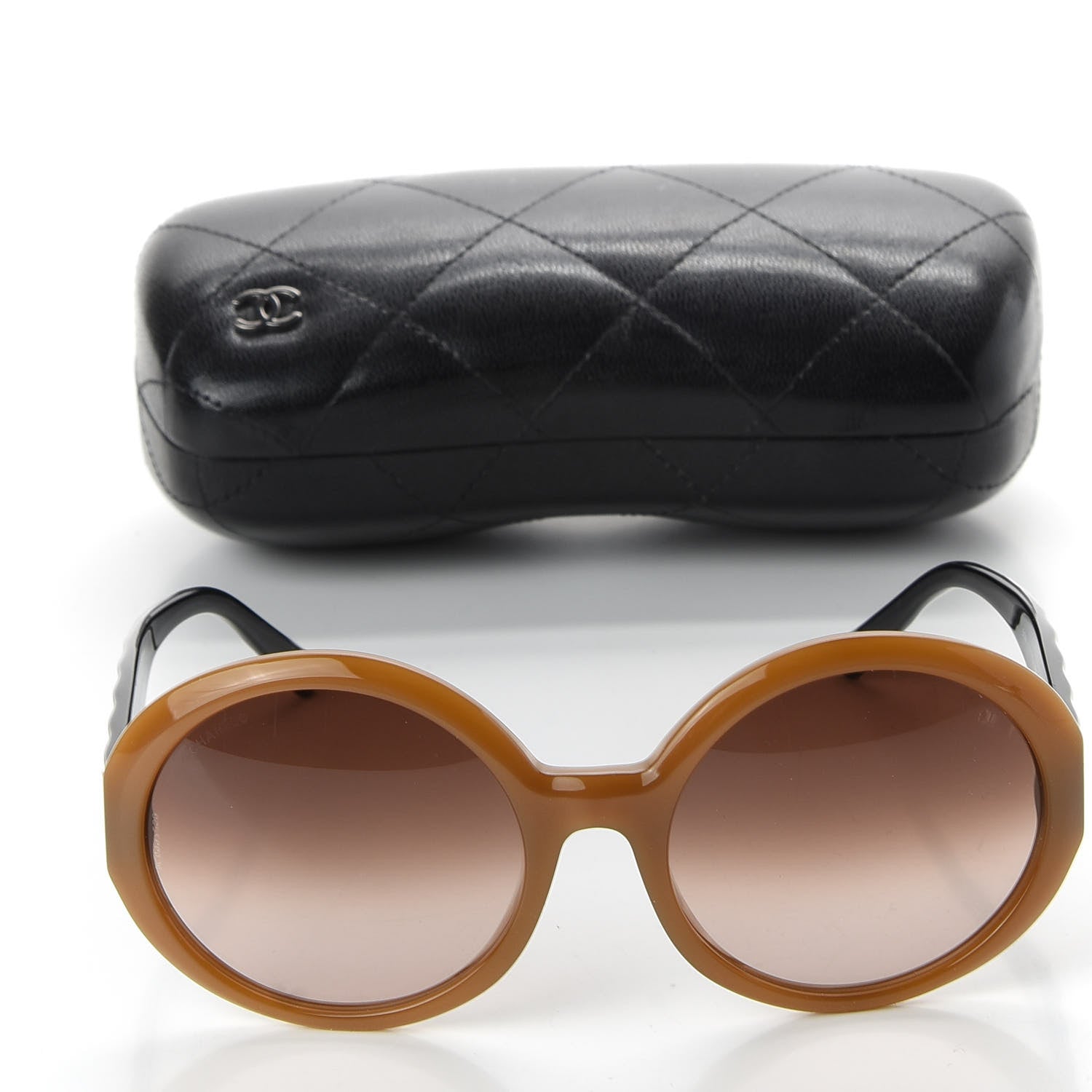 Chanel Quilted CC Mod Sunglasses 5120 Brown 8 of 8