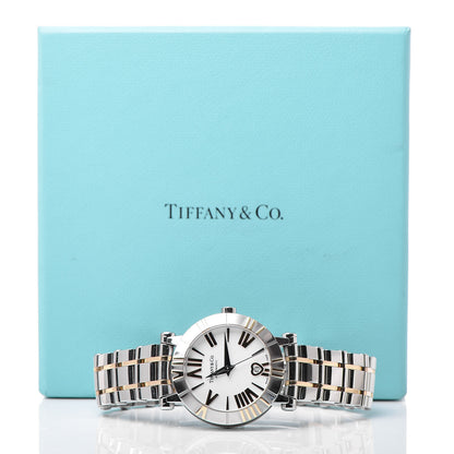 Tiffany Stainless Steel 18K Yellow Gold 30mm Atlas Automatic Watch 6 of 6