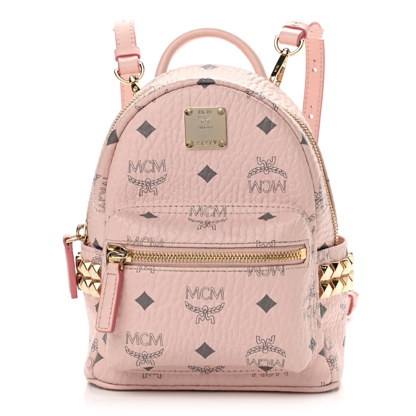 Visetos Side Stud X-Mini Stark Backpack Soft Pink