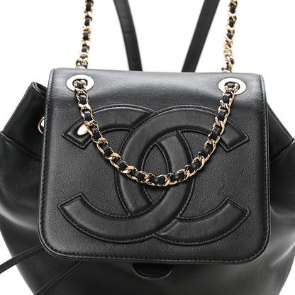 Chanel Lambskin CC Mania Backpack Black 8 of 10