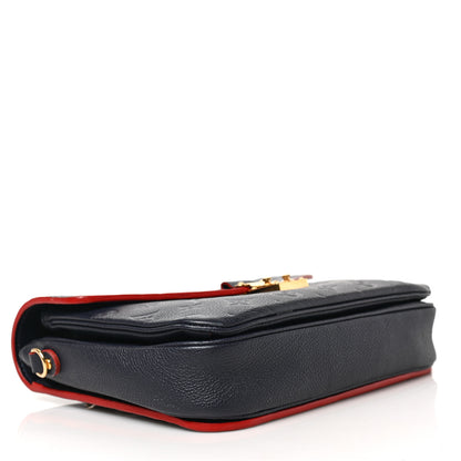 Louis Vuitton Empreinte Pochette Metis Marine Rouge 4 of 8