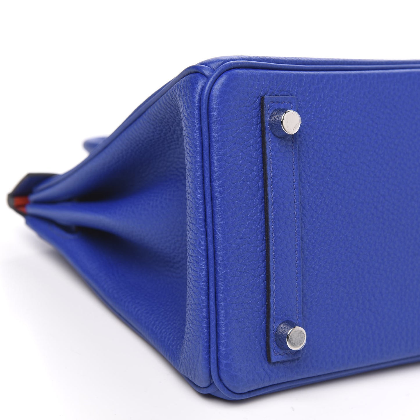 Togo Verso Birkin 25 Bleu Royal Capucine
