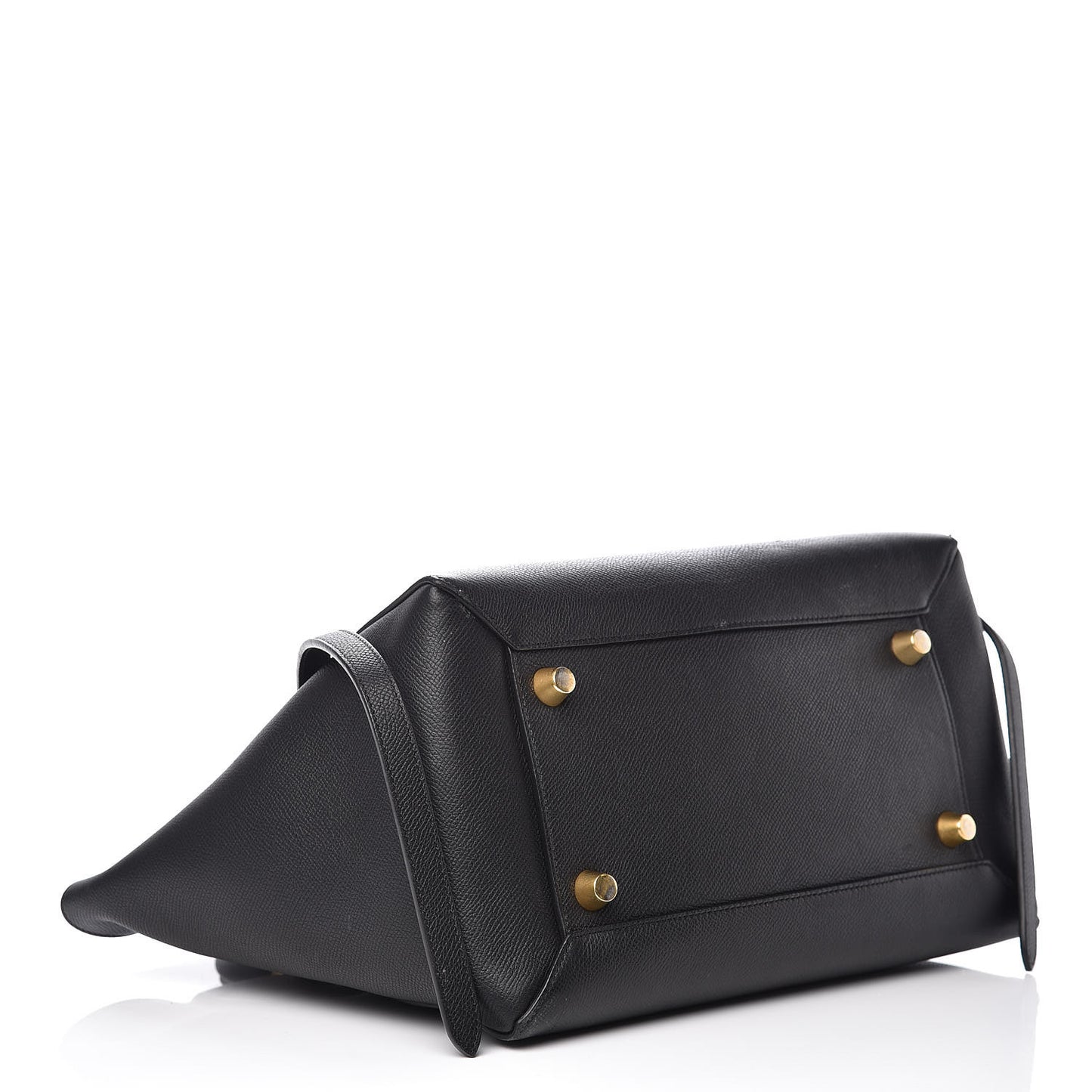 Grained Calfskin Mini Belt Bag Black
