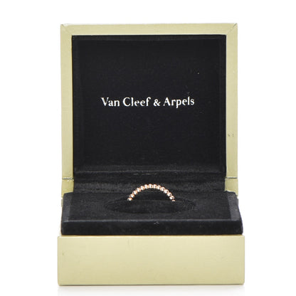 Van Cleef & Arpels 18K Rose Gold Small Perlee Ring 48 4.5 6 of 6