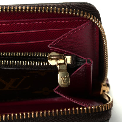 Louis Vuitton Monogram Clemence Wallet Fuchsia 7 of 8