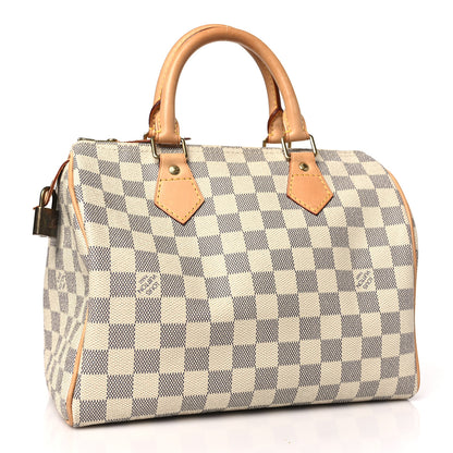 Louis Vuitton LOUIS VUITTON Damier Azur Speedy 25 3 of 8
