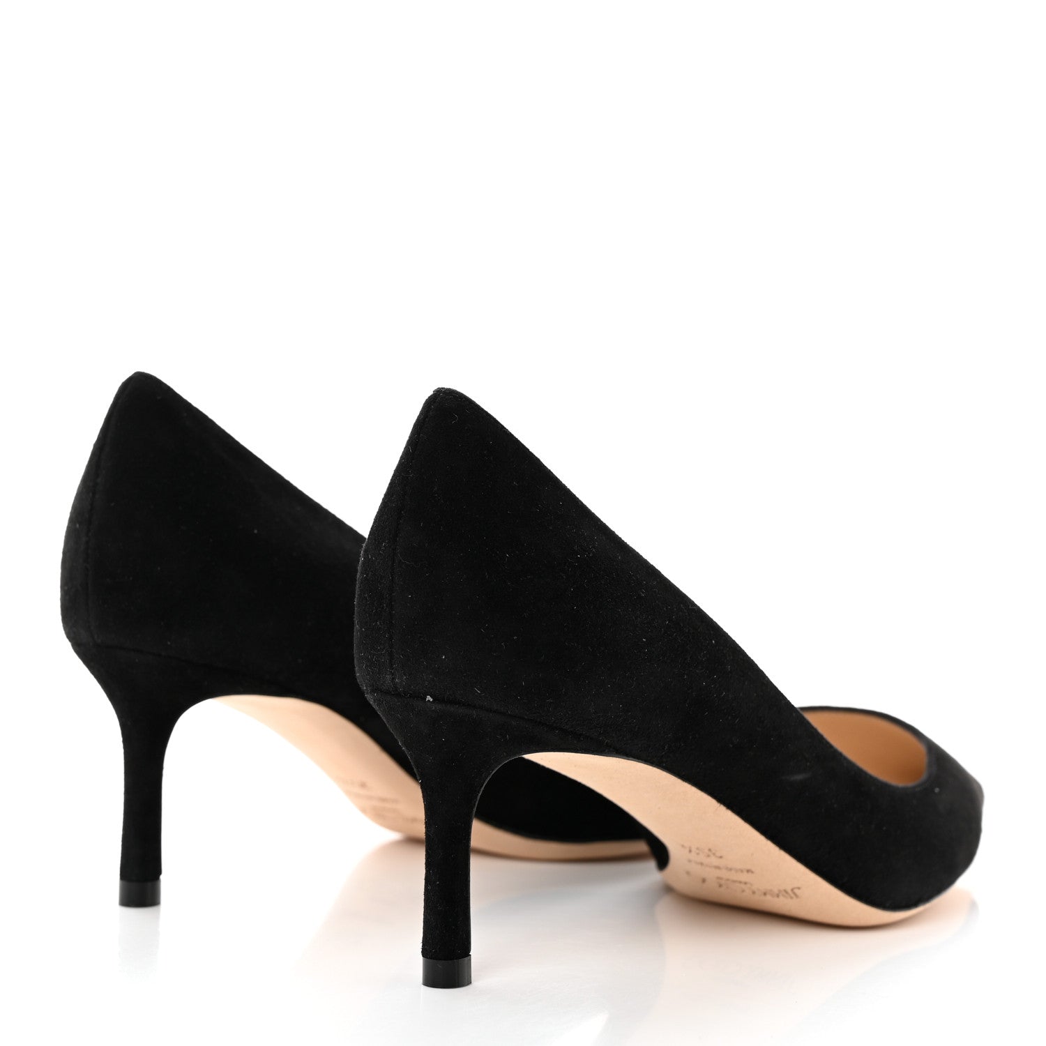 Jimmy Choo Suede Pumps 35.5 Black 4 of 12