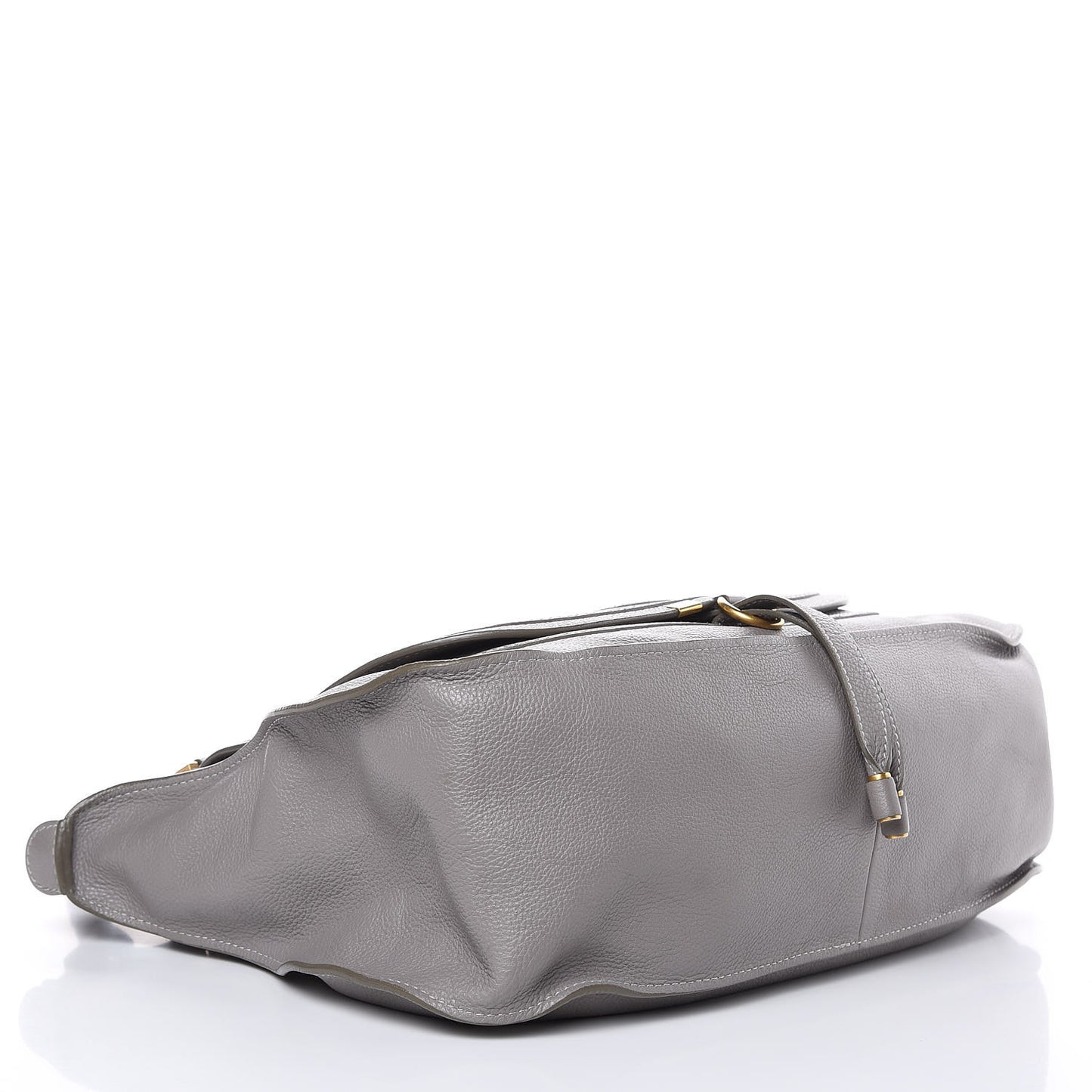 Calfskin Large Marcie Satchel Cashmere Grey