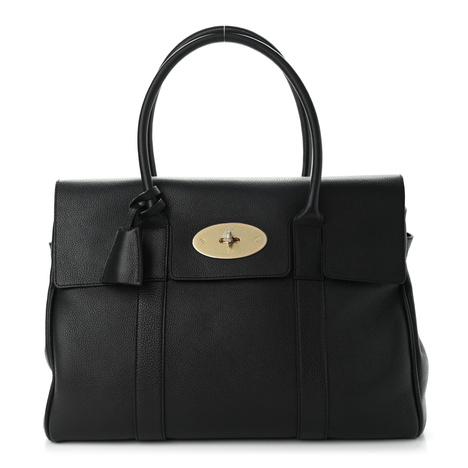 Mulberry Small Classic Grain Bayswater Black 1 of 10
