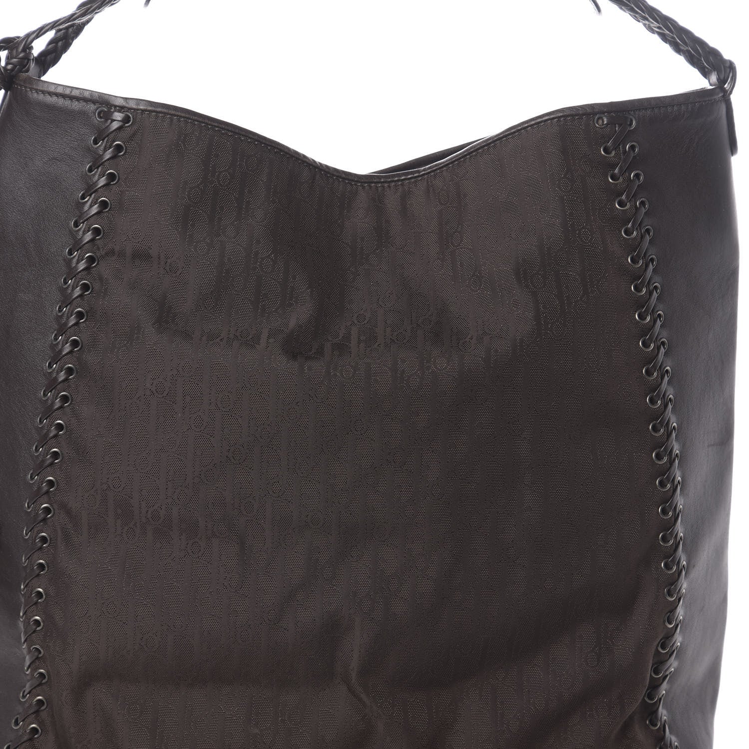 Christian Dior Monogram Ethnic Hobo Brown 7 of 9