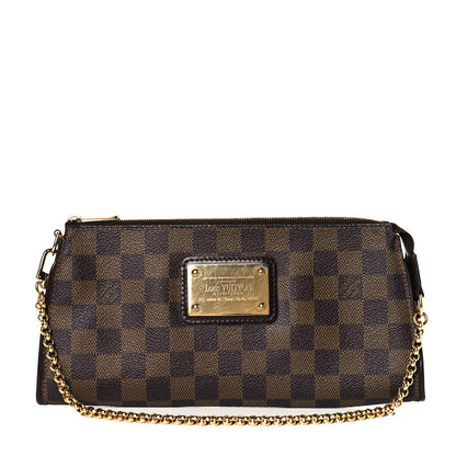 Louis Vuitton Damier Ebene Eva Clutch 2 of 11