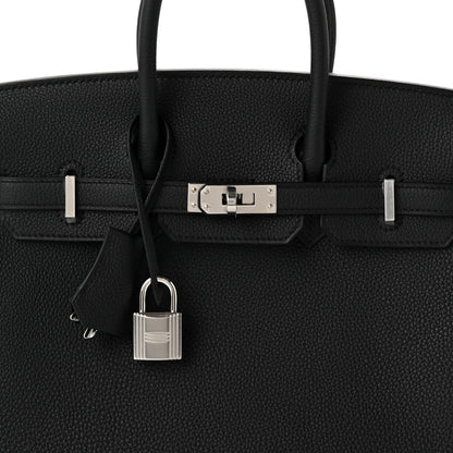 Hermes Togo Birkin 25 Black 7 of 10