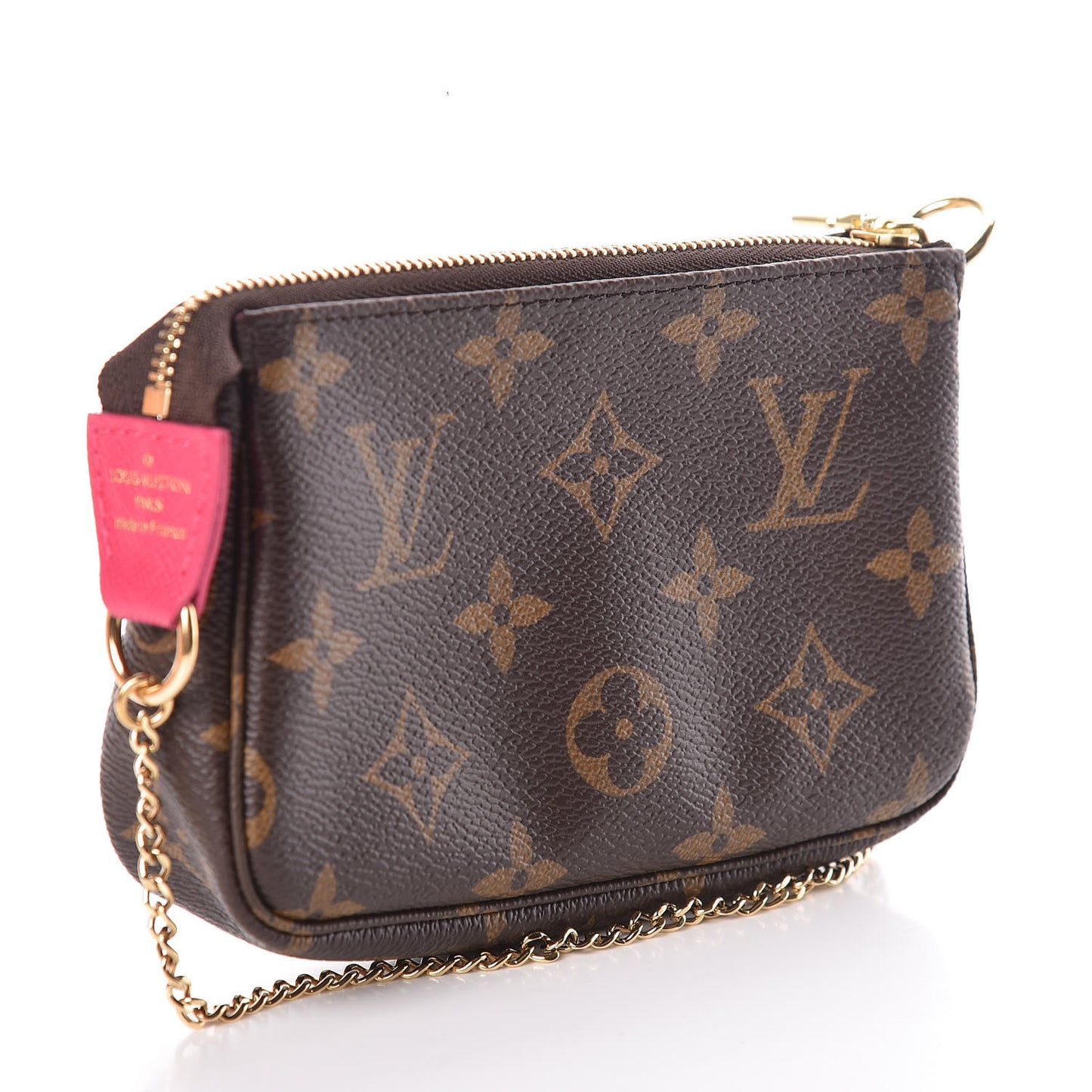 Monogram 2019 Christmas Animation Mini Courchevel Pochette Accessories Fuchsia