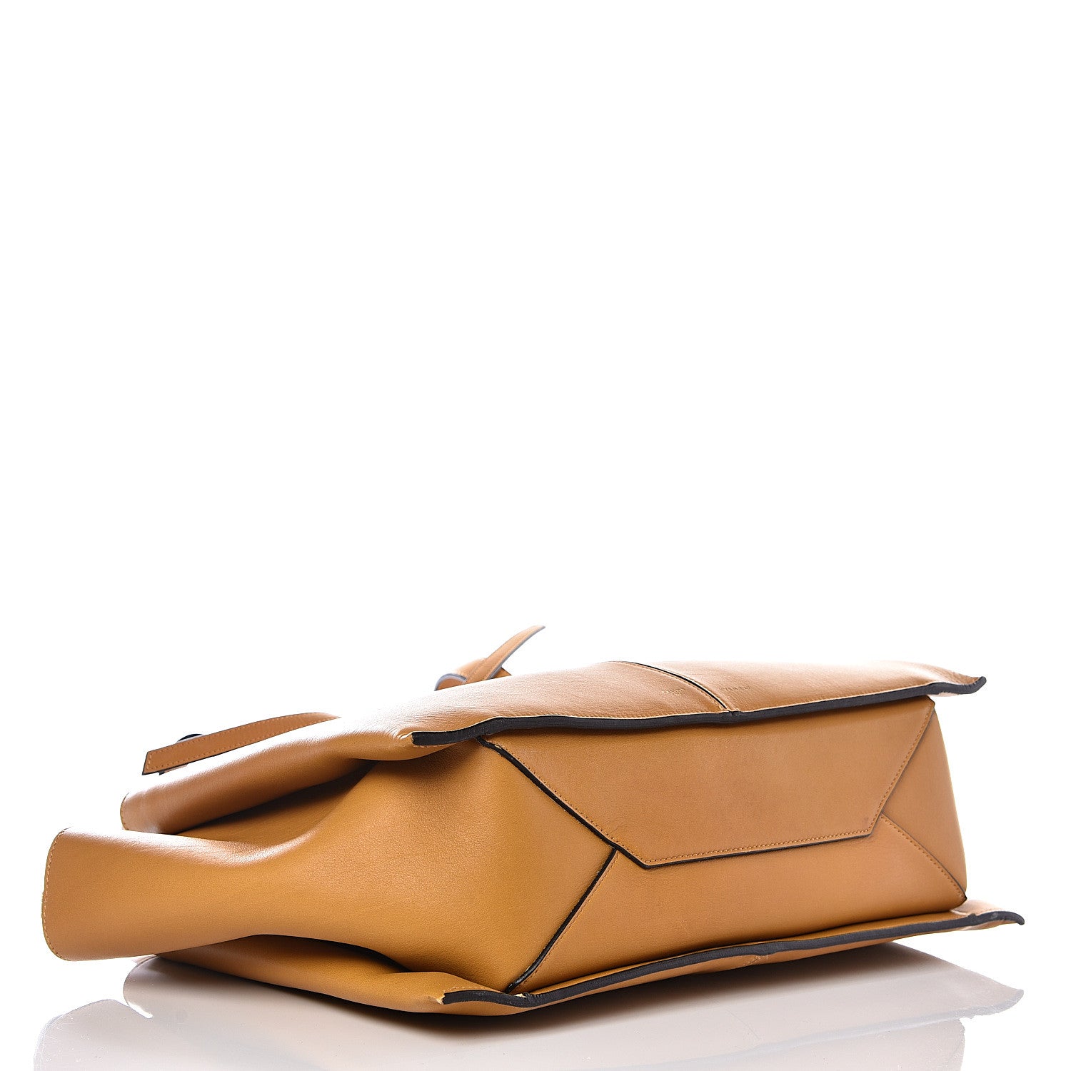 Celine Supple Natural Calfskin Medium Tri-Fold Bag Blonde 3 of 12