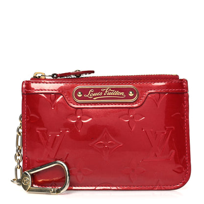Louis Vuitton Vernis Key Pouch Cherry 1 of 13