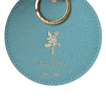 Louis Vuitton Monogram Illustre V Bag Charm Key Ring Turquoise 3 of 3