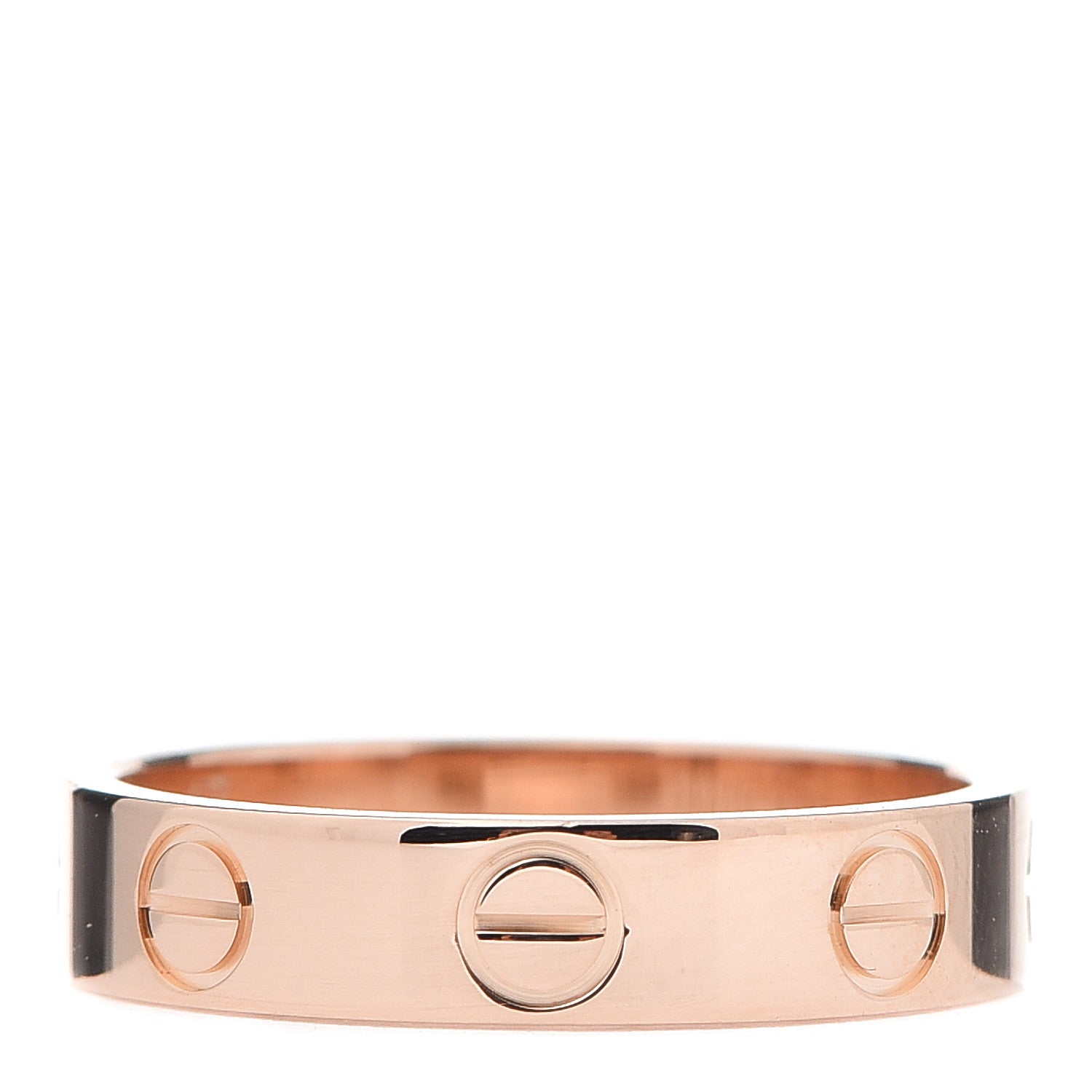 Cartier 18K Pink Gold 3.5mm LOVE Wedding Band Ring 47 4 1 of 5