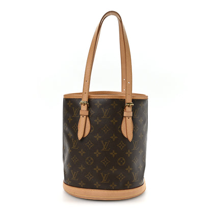 Louis Vuitton Monogram Petit Bucket 23 1 of 10