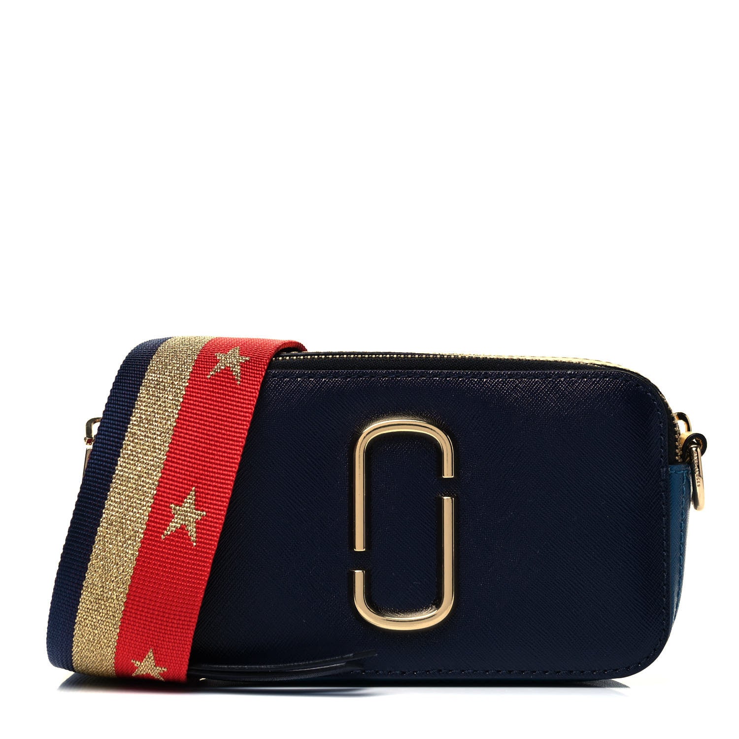Marc Jacobs Saffino Small Snapshot Camera Bag Navy Multi 1 of 9