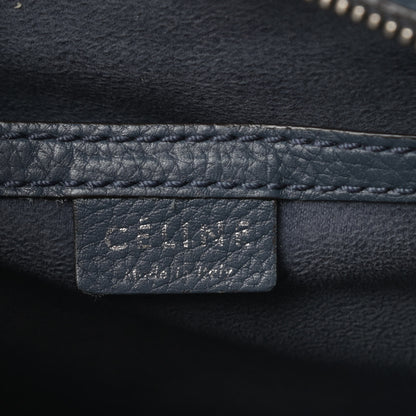 Celine Drummed Calfskin Nano Luggage Orage 6 of 19