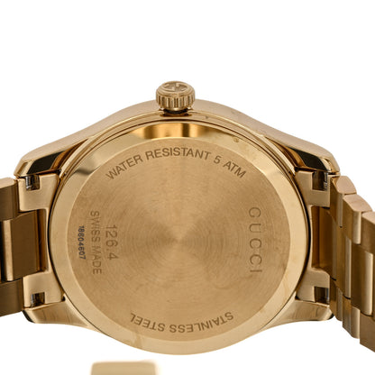 Gucci Stainless Steel 38mm G-Timeless Diamante Quartz Watch Gold 4 of 4