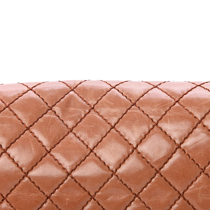 Chanel Calfskin Quilted Medium Boy Flap Light Brown 16 of 19