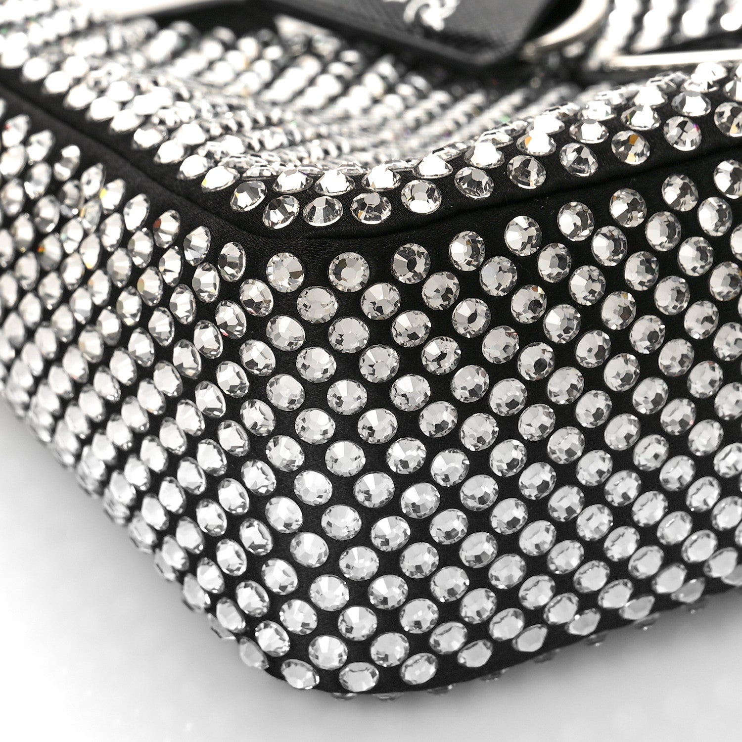 Prada Satin Crystal Mini Re-Edition 2000 Bag Cristal 7 of 8
