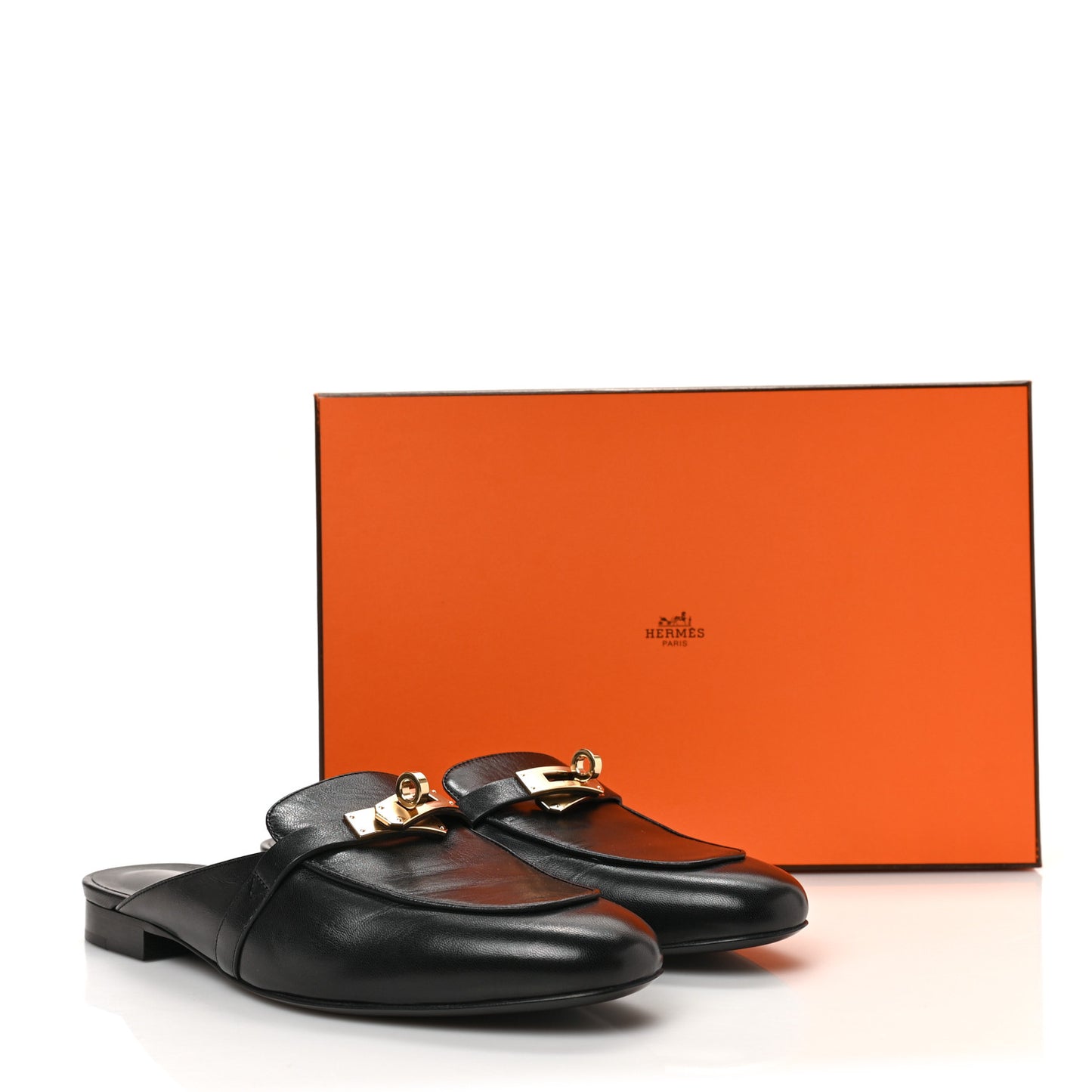 Goatskin Oz Mules 38 Black