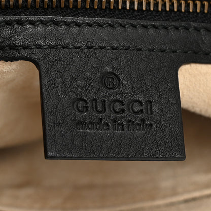 Gucci Calfskin Medium 1973 Chain Shoulder Bag Black 6 of 11