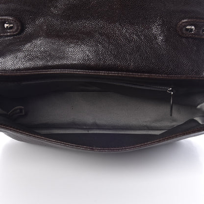 Chanel Glazed Caviar Small Pocket In The City Shoulder Bag Brown 5 of 8