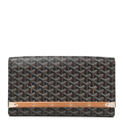 Goyard Goyardine Monte Carlo Bois Clutch Black 1 of 11