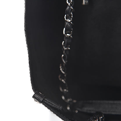 Chanel Caviar Small Studded Deauville Tote Black 11 of 14